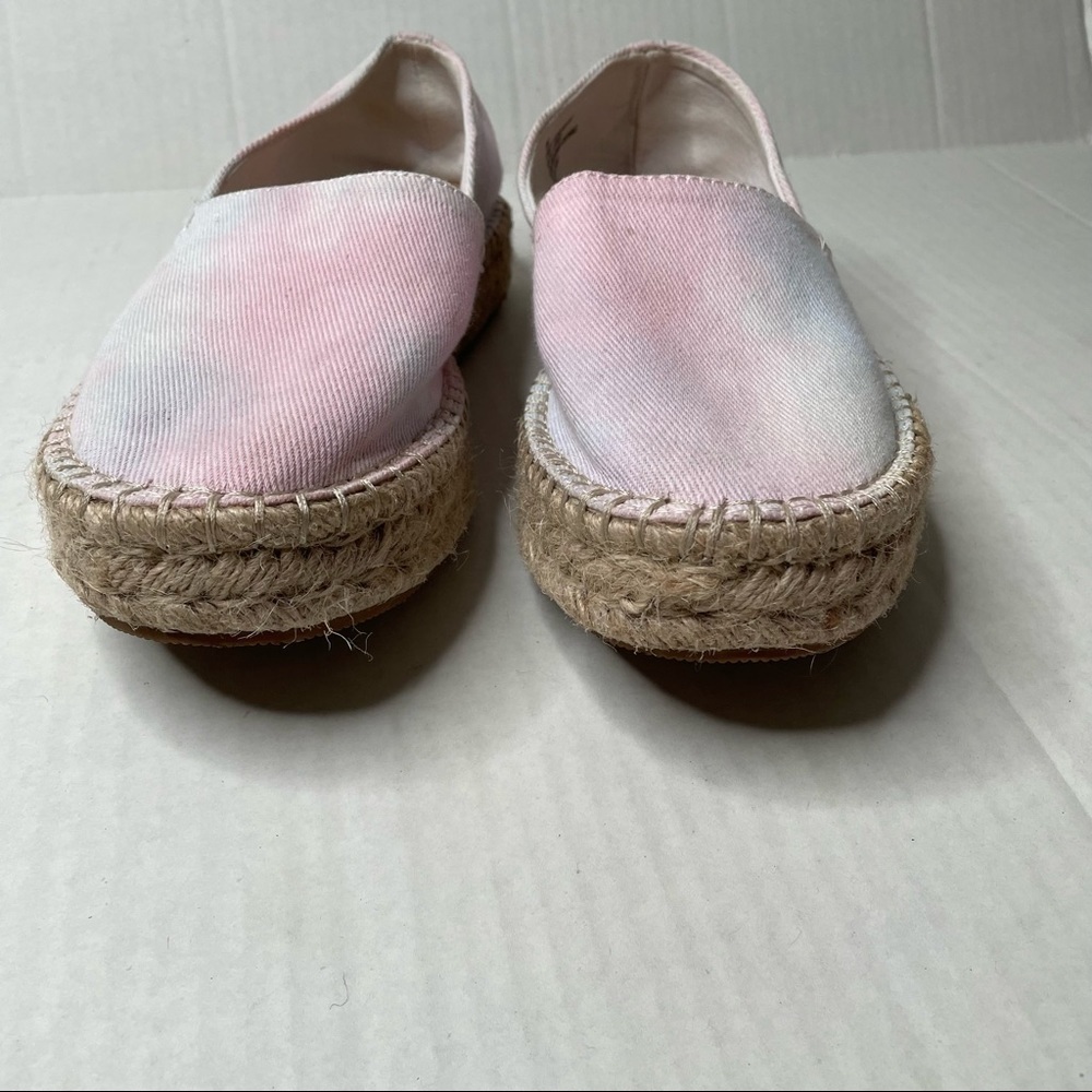 Splendid Laney Pastel Tie Dye Espadrille Platform Slip On Sneaker Shoe - Picture 3 of 10